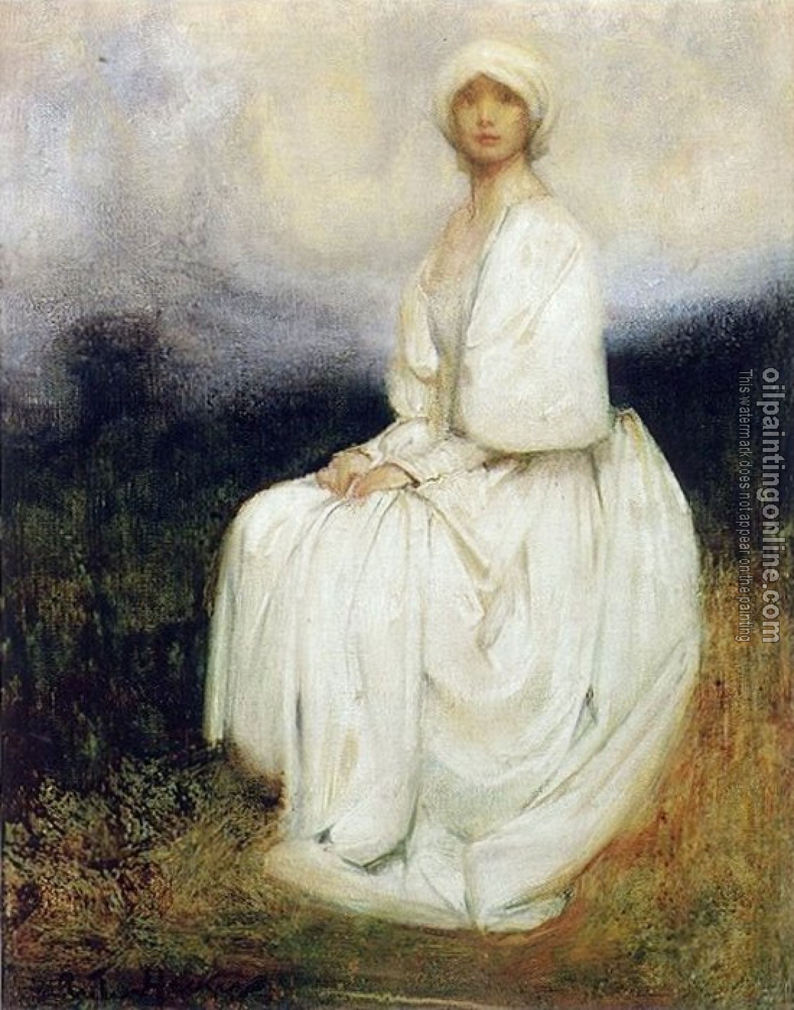 Arthur Hacker - The Girl in White